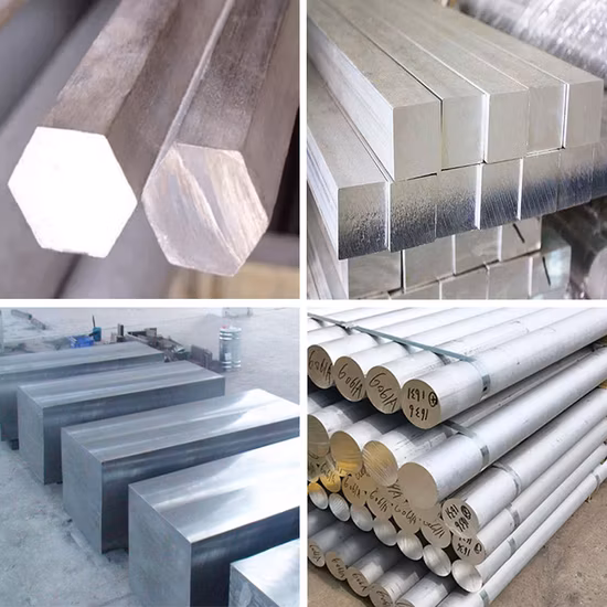 Bronze Custom Metal Alu Aluminum Aluminium Alloy Hollow/Solid Spacer Round Square Flat Angle Hexagon Profile Z U Shape Welding Connecting Fishing Bar Rod